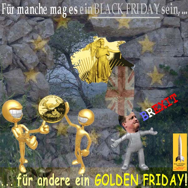 SilberRakete-EU-BREXIT-Fuer-manche-Black-Friday-Cameron-Stein-Kopf-Fuer-andere-GOLDEN-Friday-Liberty