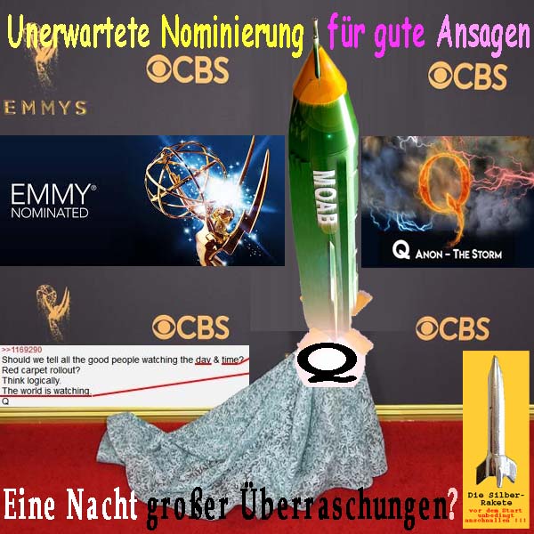 SilberRakete EmmyDaytimeAwards45 QAnon nominiert Gute Ansagen MOAB Nacht Ueberraschungen