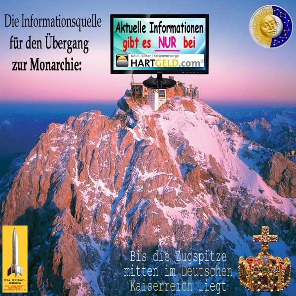 SilberRakete Informationsquelle fuer Uebergang zur Monarchie HG Bis Zugspitze mitten im DtKaiserreich